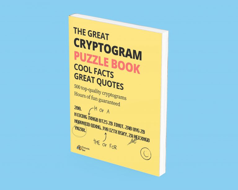 The Great Cryptogram Puzzle Book (Large Print for Adults!)