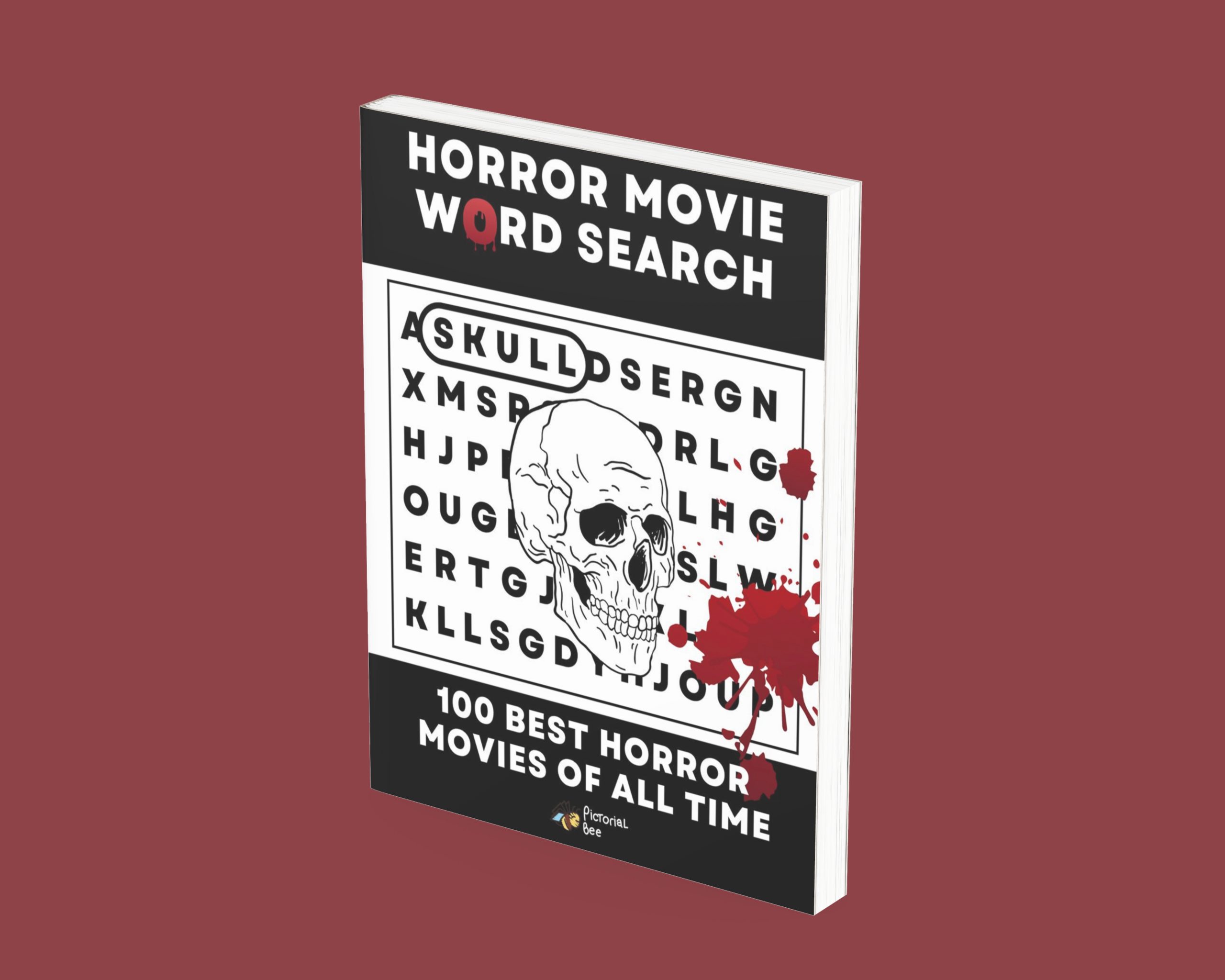 Horror Movie Word Search Book